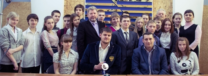  01.04.14г.  АЛЕКСАНДР ДЕНИСЬЕВ И АЛЕКСАНДР ОСИПЕНКО НА КРАСНОЯРСКОЙ ГЭС